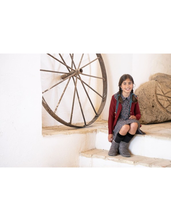 Blusa Bobo Tulipanes Marino| Dimelo Hilando AW23/24