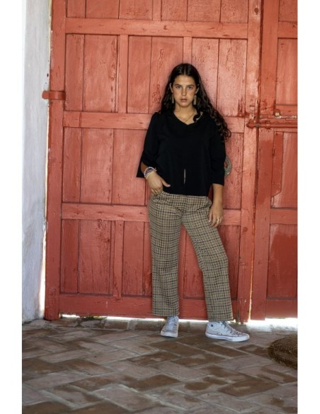 Pantalon Pinzas Mostaza| Dimelo Hilando AW23/24