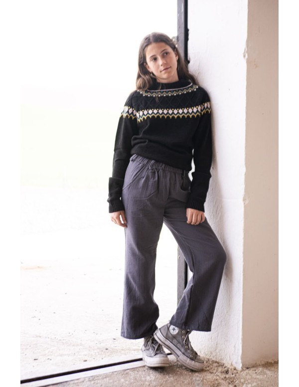 jersey cenefa negro/mostaza| Dimelo Hilando AW23/24