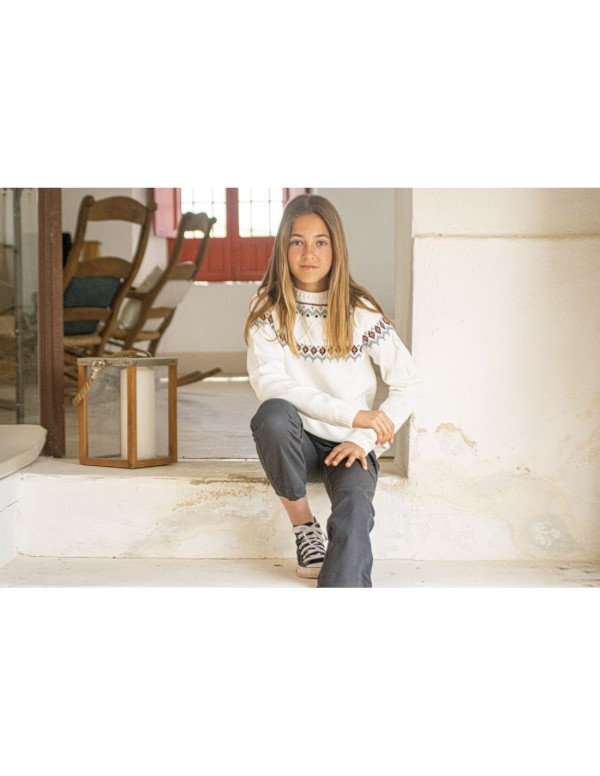 jersey cenefa blanco/agua| Dimelo Hilando AW23/24