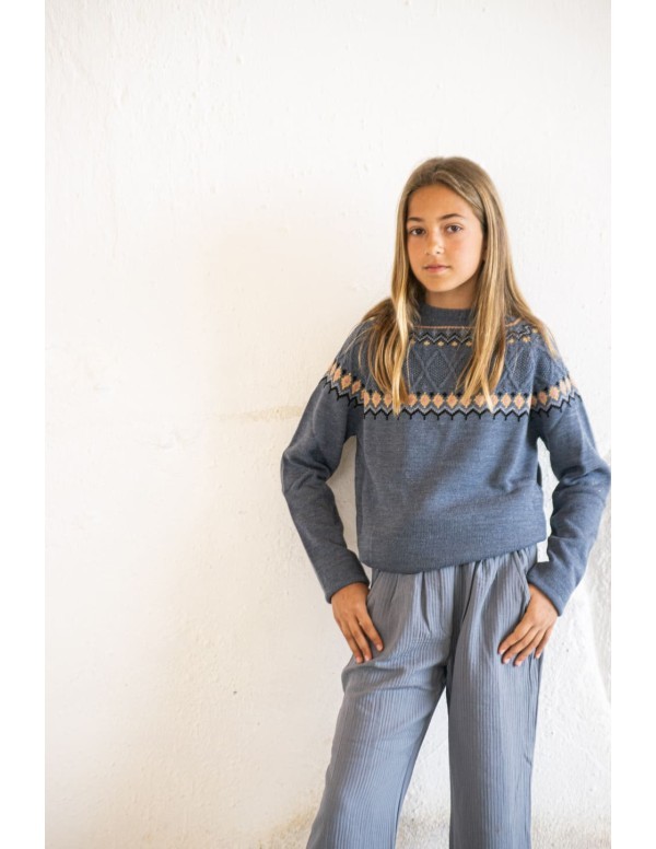 jersey cenefa azul/rosa| Dimelo Hilando AW23/24