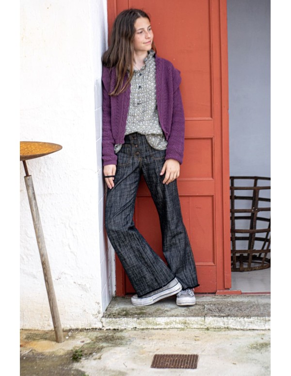 bolero berenjena | Dimelo Hilando AW23/24 2