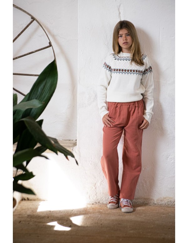 Pantalon Liso Teja| Dimelo Hilando AW23/24