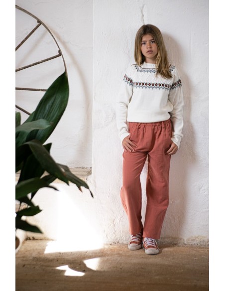 Pantalon Liso Teja| Dimelo Hilando AW23/24