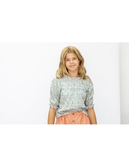 BLUSA PRINT NIÑAS AZUL