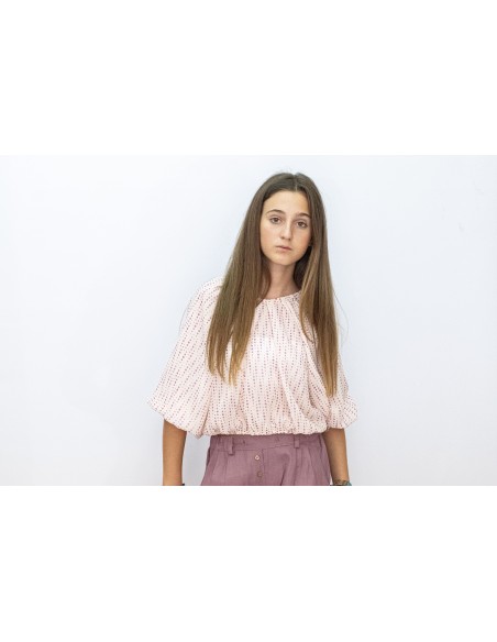 PANTALON LINO LISO ROSA
