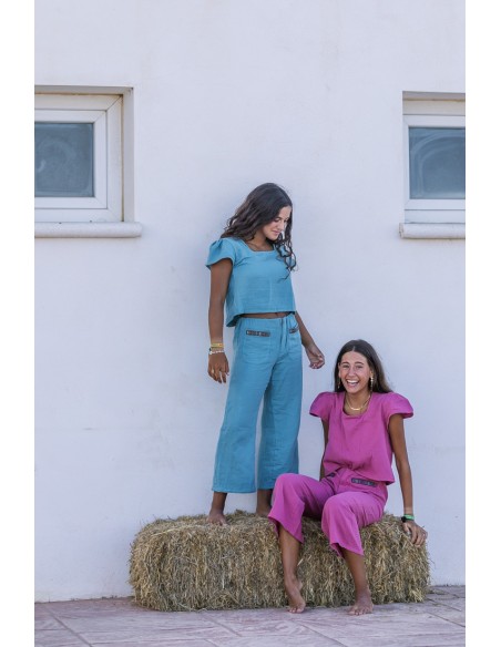 PANTALON AZTECA AZUL