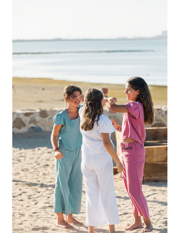 PANTALON AZTECA BLANCO 2