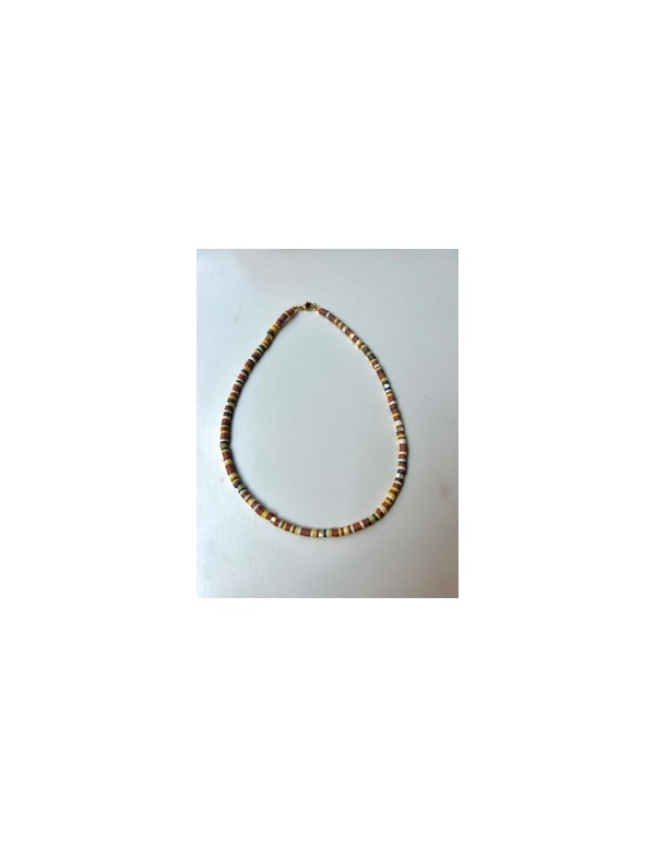 COLGANTE PIEDRAS GOMAS MARRON