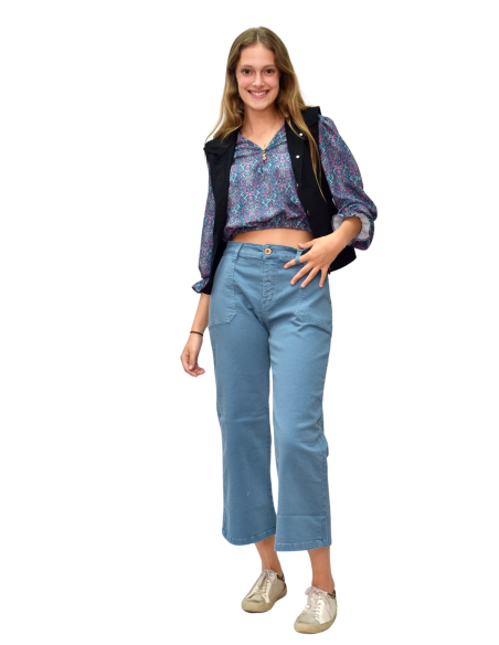 Vaquero teen color petróleo - Dímelo Hilando