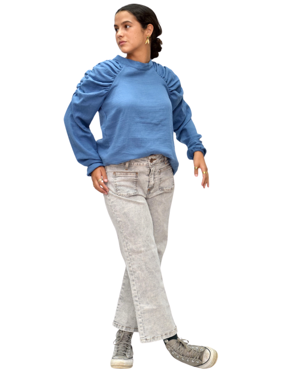 Vaquero teen Desgastado gris - Dímelo Hilando