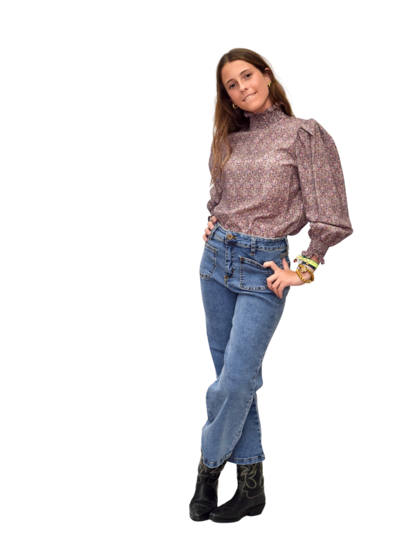 Vaquero teen Desgastado azul - Dímelo Hilando