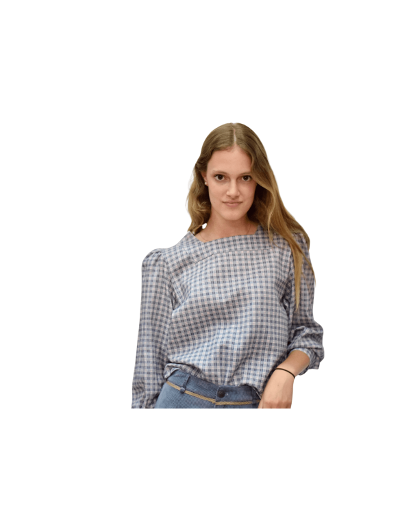 Blusa Geo gris - Dímelo Hilando 2