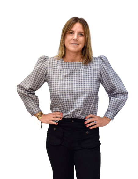 Blusa Geo gris - Dímelo Hilando