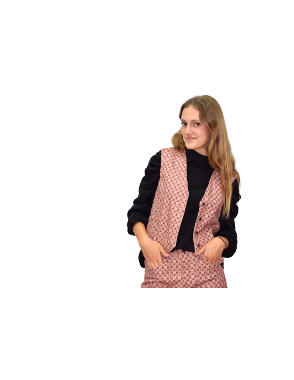 Chaleco Geo Jean rosa - Dímelo Hilando 2