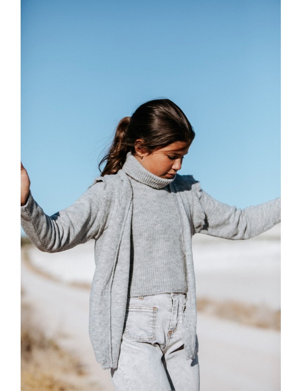 Bolero niña gris - Dímelo Hilando 2