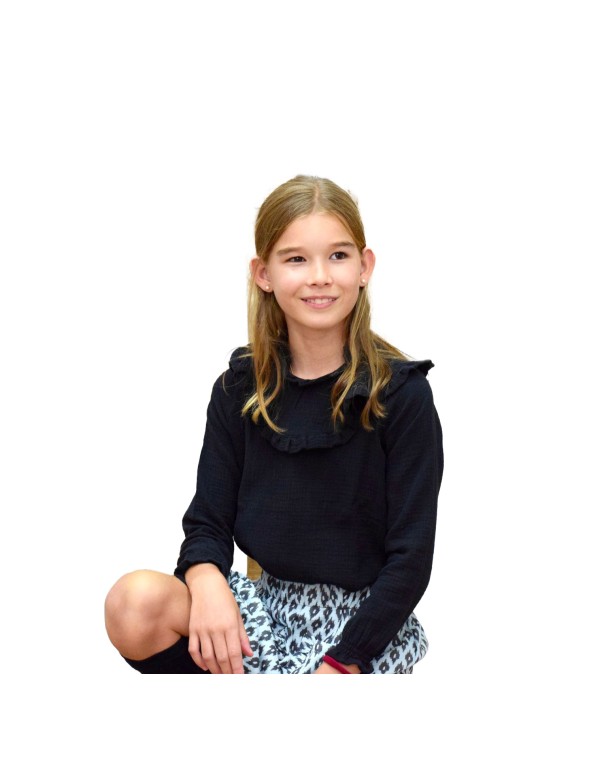 Blusa Nivot Liso negra - Dímelo Hilando 2