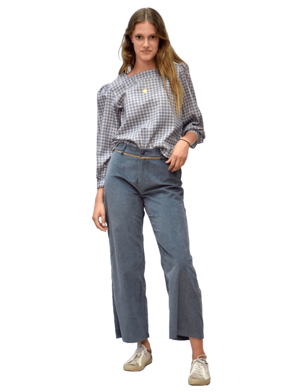 Pantalón Pana color petróleo - Dímelo Hilando