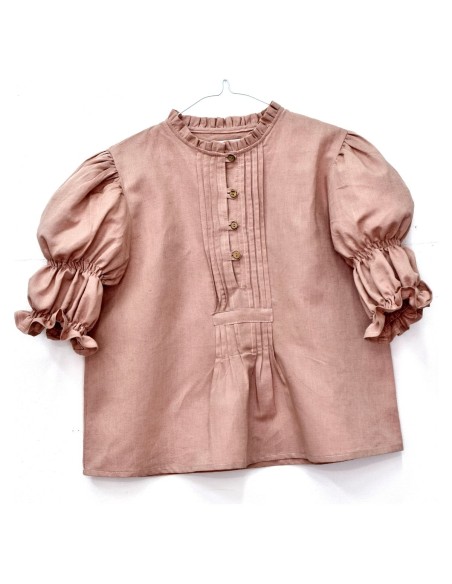BLUSA LINO NUDE