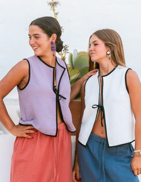 CHALECO TWIN LILA CHICA/WOMAN