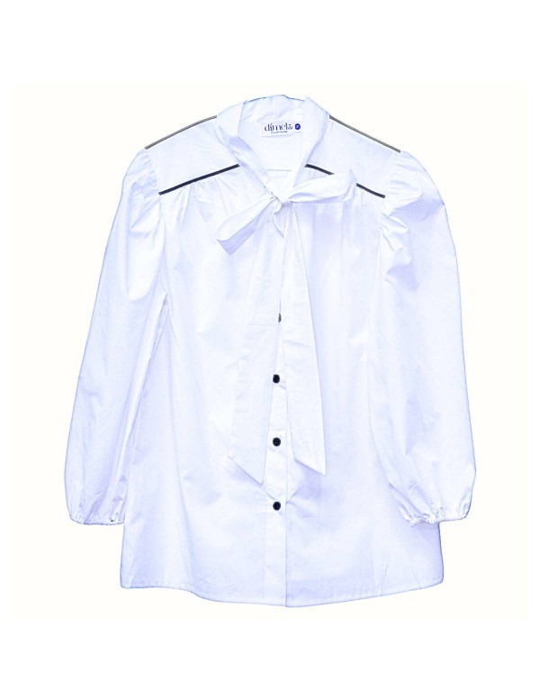 BLUSA LAZADA BLANCO