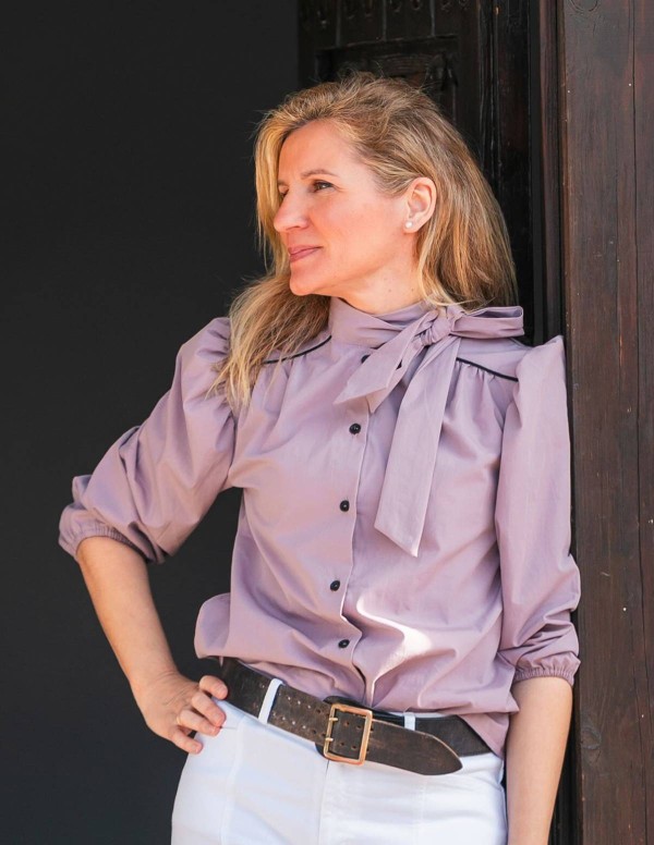 BLUSA LAZADA LAVANDA