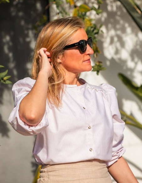 BLUSA OXFORD COLORETE
