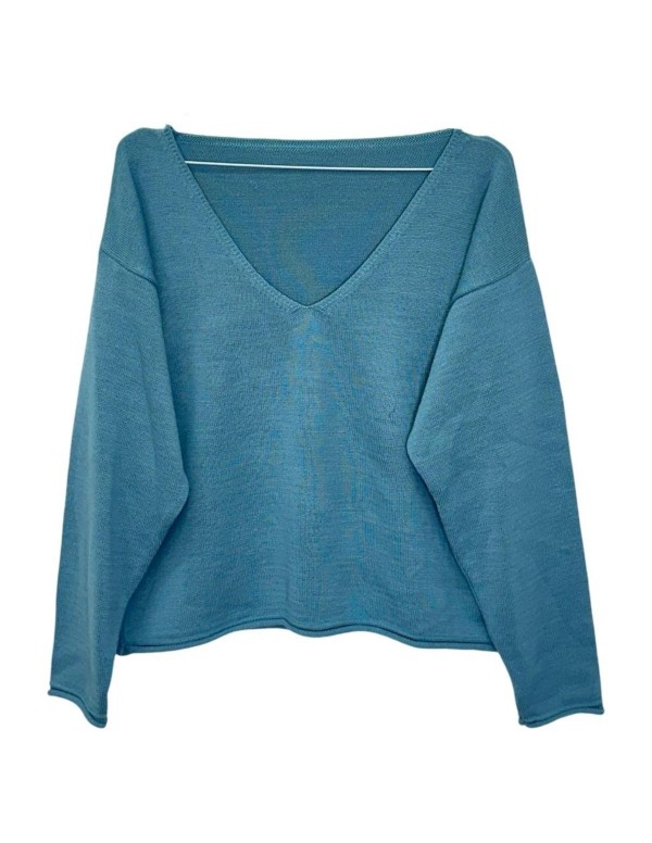 JERSEY PUNTO FLÚOR AZUL CIELO