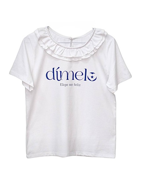 CAMISETA DÍMELO ELIGE SER FELIZ CHICA/WOMAN