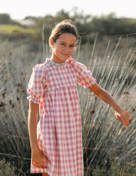 VESTIDO VICHY ROSA