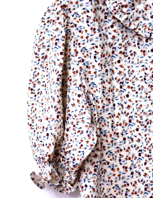 BLUSA GASA FLORES ROSA CHICA/WOMAN