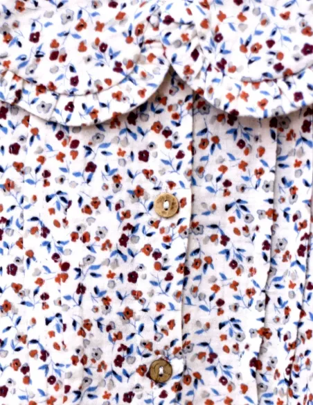 BLUSA GASA FLORES ROSA CHICA/WOMAN