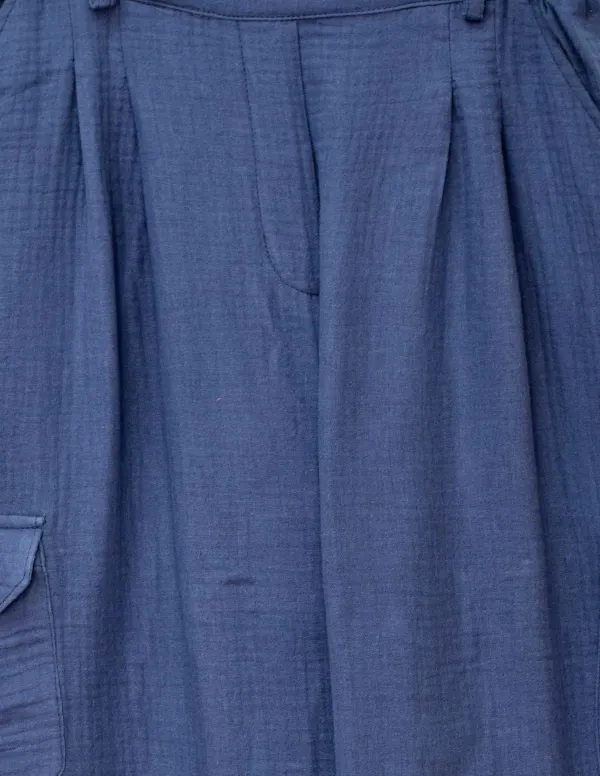 PANTALÓN CARGO AZUL