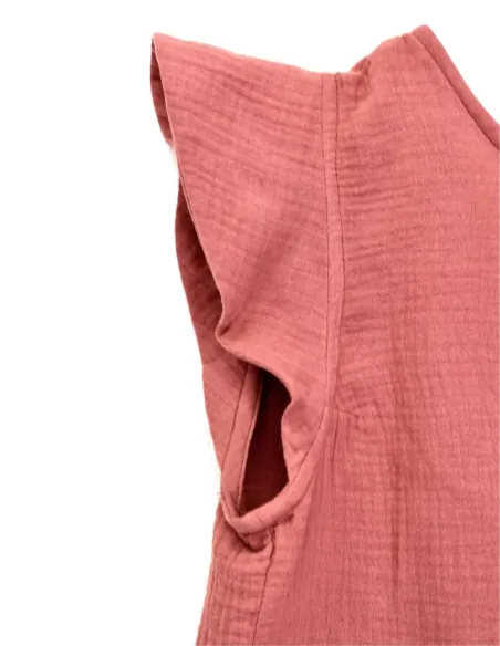 TOP GASA LAZOS ROSA
