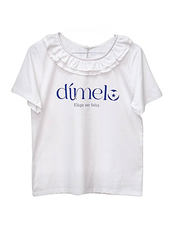 CAMISETA DÍMELO ELIGE SER FELIZ NIÑA/TEEN