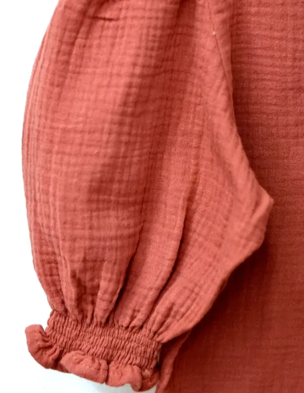 BLUSA GASA MAO ROSA NIÑA/TEEN