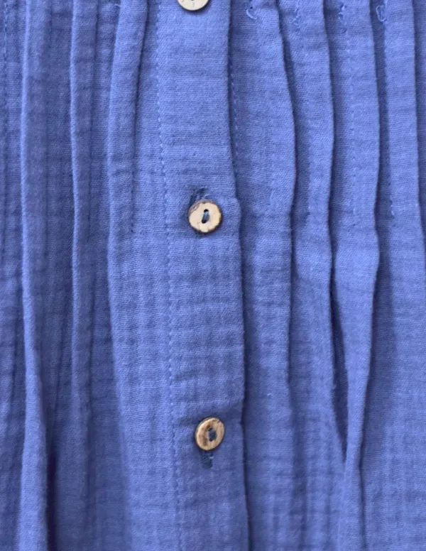 BLUSA GASA MAO AZUL NIÑA/TEEN