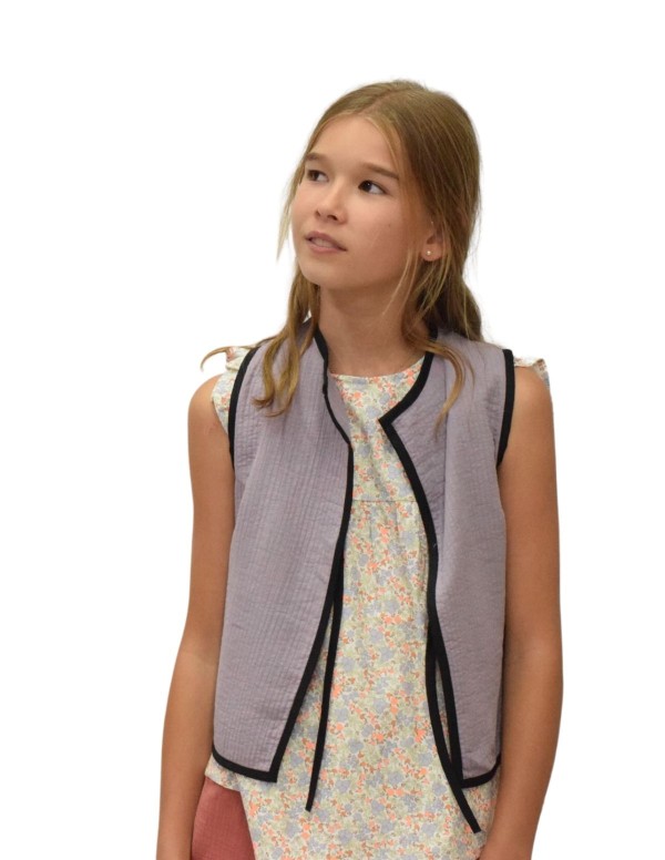 CHALECO TWIN LILA NIÑA/TEEN 2