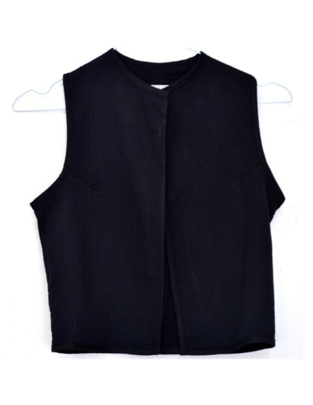 CHALECO TWIN NEGRO NIÑA/TEEN