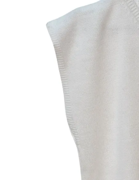 TOP BOTONES BLANCO