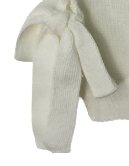 CHALECO PICO LAZOS BLANCO CHICA/WOMAN