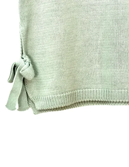 CHALECO PICO LAZOS AGUA NIÑA/TEEN