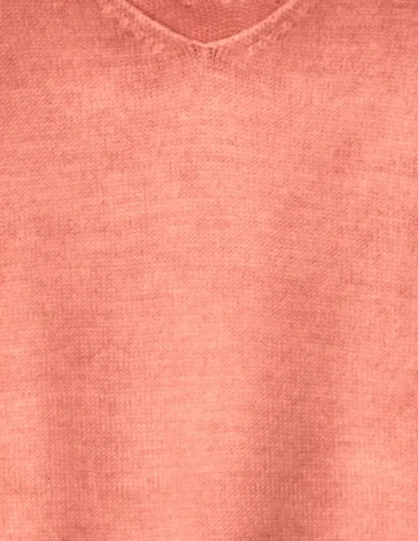 CHALECO PICO LAZOS MELOCOTON CHICA/WOMAN