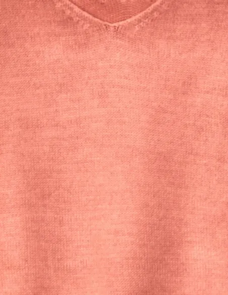 CHALECO PICO LAZOS MELOCOTON CHICA/WOMAN