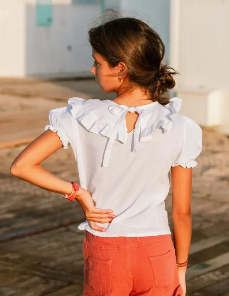 BLUSA NIVOT BLANCA NIÑA/TEEN