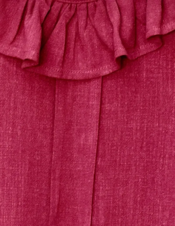 BLUSA LINO FLUIDO FUCSIA