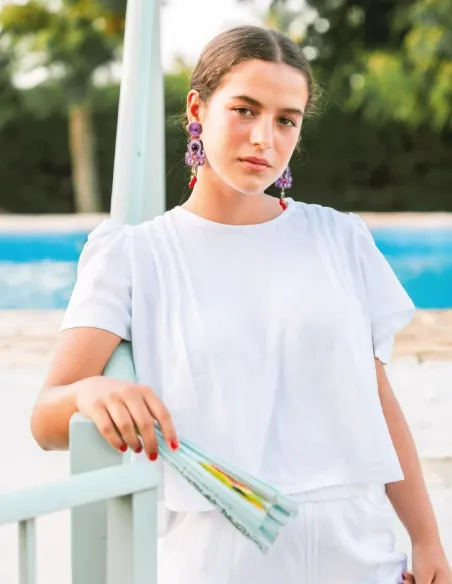 TOP LINO FLUIDO BLANCO