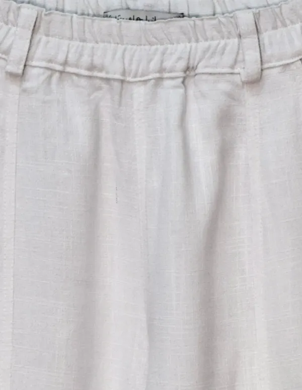 PANTALÓN LINO FLUIDO BLANCO NIÑA/TEEN