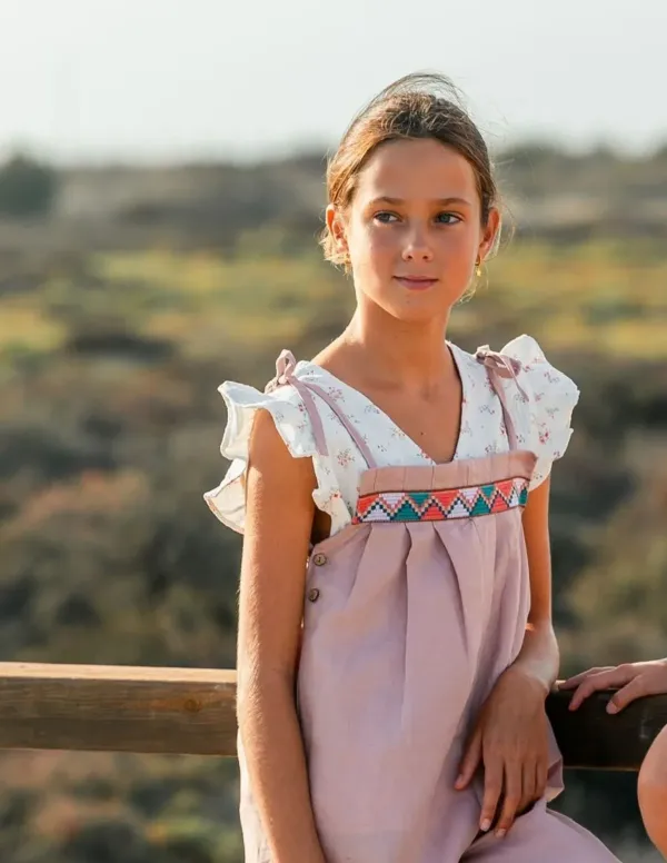 BLUSA TWIN RAMAS AGUA