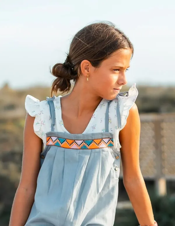 BLUSA TWIN RAMAS AGUA